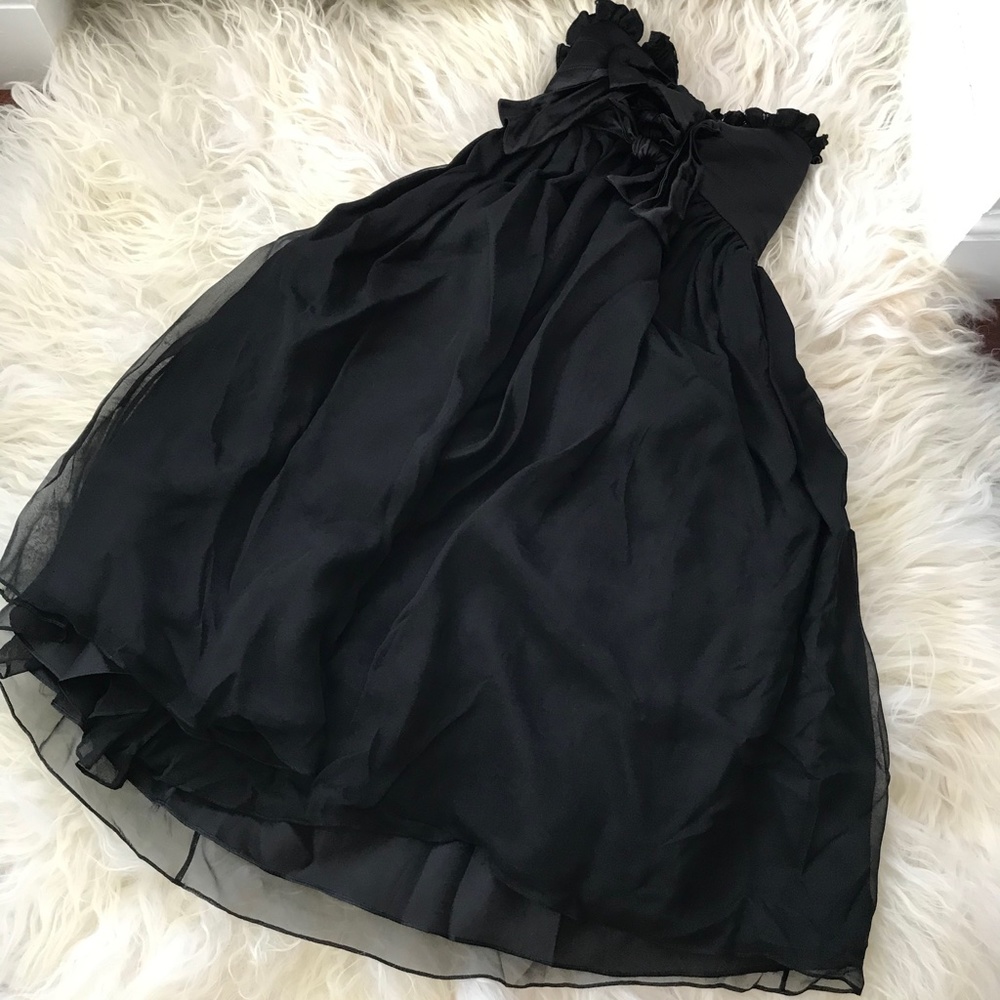 DOO.RI Silk Strapless Mini Dress
